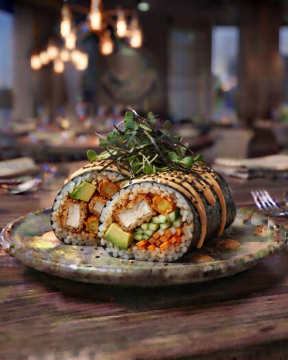 Chicken Sushi Burrito