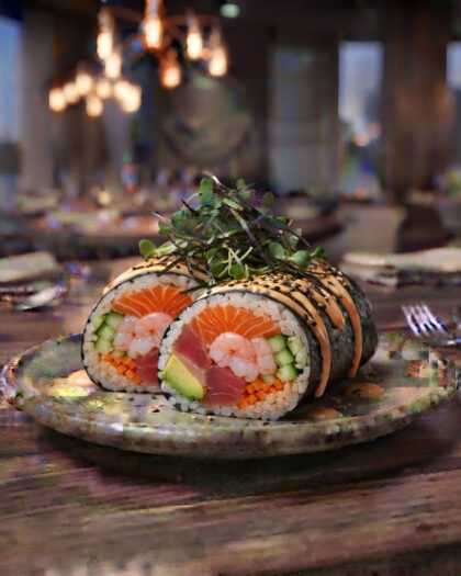 Mix Seafood Burrito
