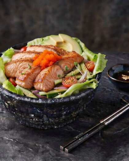 Seared Salmon Salad